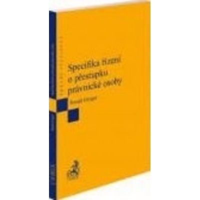 Specifika řízení o přestupku právnické osoby