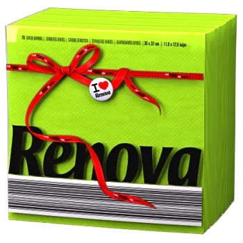 Image 1 of Ренова салфетки еднопластови 70 бр/пакет зелени