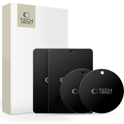 Tech-Protect 4x метални пластини за автомобилна стойка от Tech-Protect MetalPlate - Черни (9589046924637)