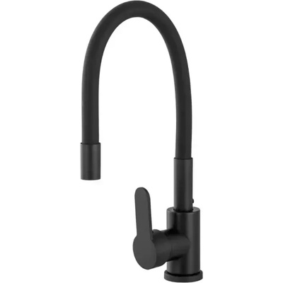 Твоят Стил - Кухненски Мивки Черен гъвкав / огъващ се смесител за кухня Flex 5170