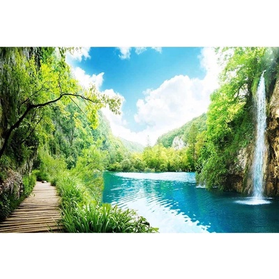 Dimex MS-5-0085 vliesová fototapeta na zeď Relax v lese rozměry 375 x 250 cm