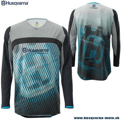 Husqvarna Railed Shirt Air sivo-modrý