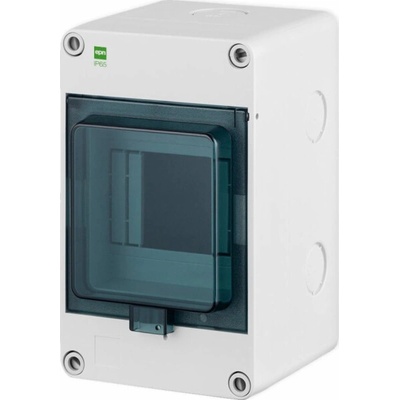 Elektro-Plast HERMETICA RN rozváděč 1x4 N koncovka kouřová IP65 2202-01