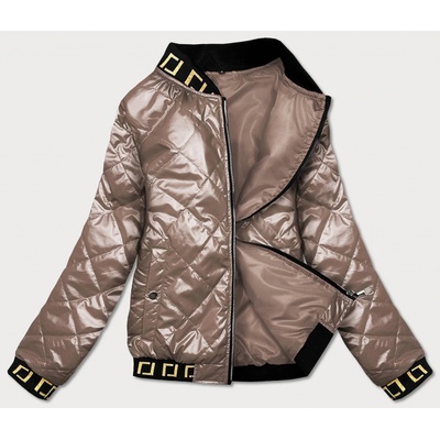 Dámská bomber B9798-12 hnědá