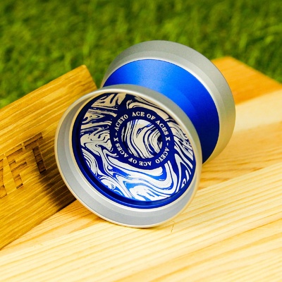 Ace of Aces X Ace Yo bimetalové yoyo Modrá