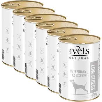 4Vets NATURAL Veterinary Exclusive LOW STRESS 6 x 400 г