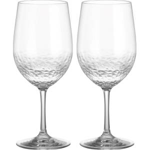 Brunner Set 2 White Wineglass Цвят: бял