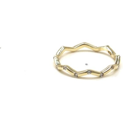 Pattic prsten ze žlutého GU00901 se zirkony