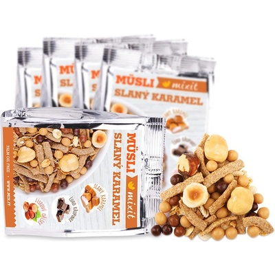 Pečený Mixit do kapsy Slaný karamel + Lískové ořechy 60 g