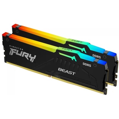 Kingston FURY Beast RGB 16GB (2x8GB) DDR5 6000MHz KF560C36BBEAK2-16