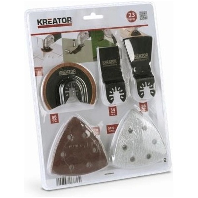KREATOR sada pre multifunkčné brúsky 23ks KRT990045