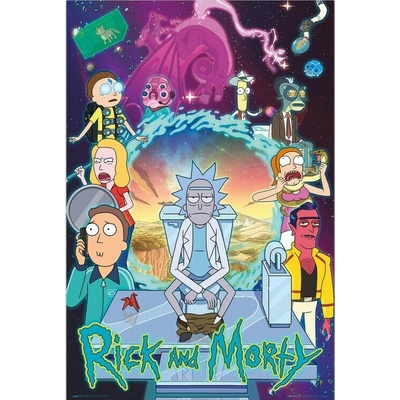 Plagát, Obraz - Rick & Morty - Season 4, 61 × 91.5 cm