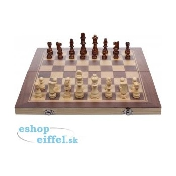Merco drevené šachy 3v1