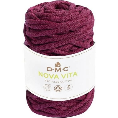 Šňůrková příze na makramé a háčkování NOVA VITA 12 od DMC 250g, nachová fialová