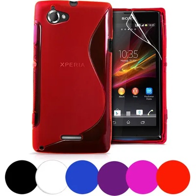 Sony Xperia L Силиконов Калъф + Скрийн Протектор