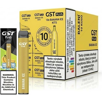 GST Banán ICE 20mg 600 potahů 10 ks