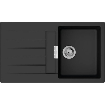 Hansgrohe S520-F345 Graphite black Мивка за вграждане (S520-F345grap)
