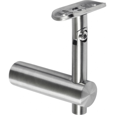 Držiak madla ø 42,4 mm s kĺbom, brúsená nerez AISI 304