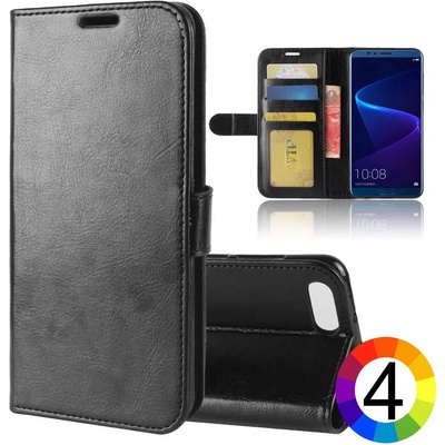 Huawei Honor V10 / View 10 Magnetic Wallet Кожен Калъф и Протектор