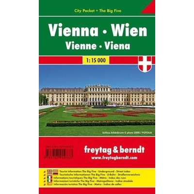 Plán města Vídeň kapesní lamino