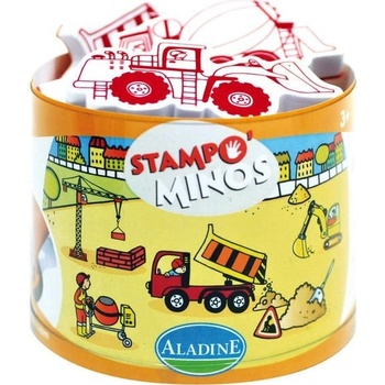Aladine dětské razítka StampoMinos Na stavbě