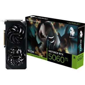 Gainward GeForce RTX 5060 Ti Ghost OC 16GB GDDR7 128bit (NE7506TU19T1-GB2061B) Видео карти
