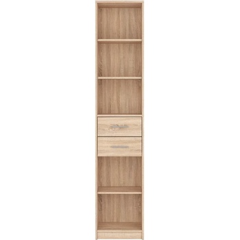 Image 1 of Black Red White Етажерка Nepo REG2S/40, Дъб сонома