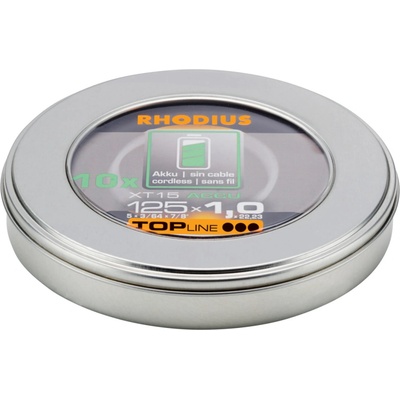 Rhodius XT15 ACCU BOX 210248 řezný kotouč rovný 125 mm 10 ks