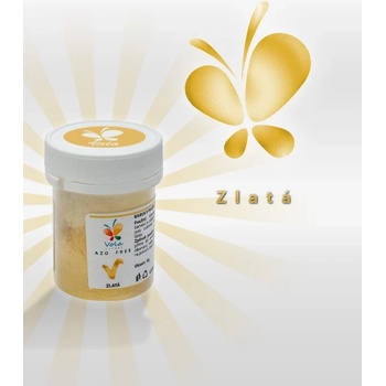 Vola colori Barva v prášku perleťová AF zlatá kelímek 5 g