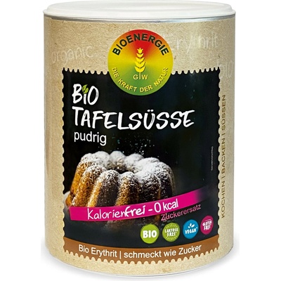 Bioenergie Био подсладител - Еритритол, фин прах - 300 г картонена кутия