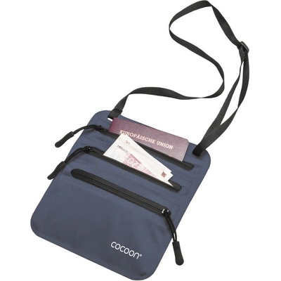 Cocoon skrytá Secret Neck Wallet navy/yellow