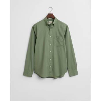 Image 1 of Gant Regular Fit Poplin Shirt - Kalamata Green