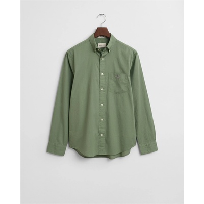 Gant Regular Fit Poplin Shirt - Kalamata Green