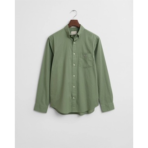 Gant Regular Fit Poplin Shirt - Kalamata Green