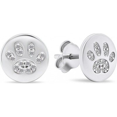 Brilio Silver náušnice EA489W