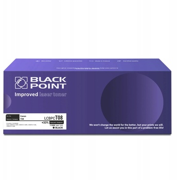 Compatible LBPCT08C Тонер за Canon T08 с чипове (BLCT08CBKBW)