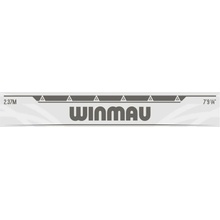 Winmau samolepiaca čiara odhodu bielo sivá