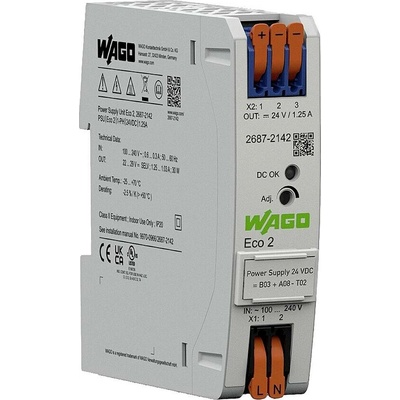 WAGO 2687-2142 napájecí pouzdro 24 V/DC 1.25 A 30 W Obsah 1 ks