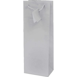 EUROCOM Подаръчна торбичка Mat Bottle, 13x36x8.5cm, сребриста (25406-А-СРЕБРИСТ)