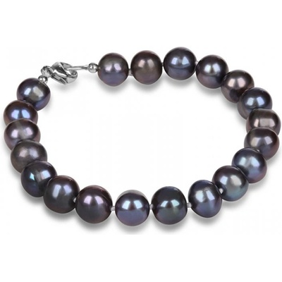 JwL Luxury Pearls náramok z pravých modrých perál JL0360