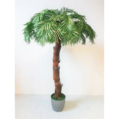 Umělá palma- tmavá s kůrou 130 cm