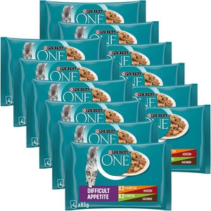 PURINA ONE Труден апетит 48 x 85 г