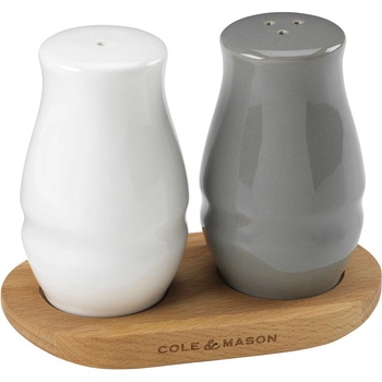 Cole & mason Комплект за сол и пипер с дървена поставка (h 106469)