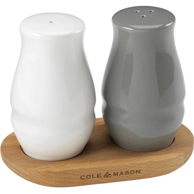 Cole & mason Комплект за сол и пипер с дървена поставка (h 106469)