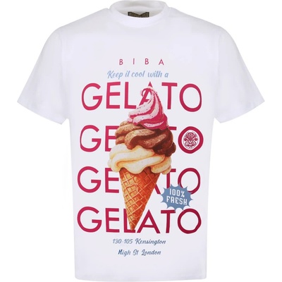 Biba Тениска Biba Women's Oversized Graphic T-Shirt - Ice cream