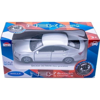 Dromader Czech Welly Nex Škoda Octavia Silver 1:34 1:39