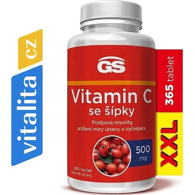 GS Vitamín C se šípky 365 tablet