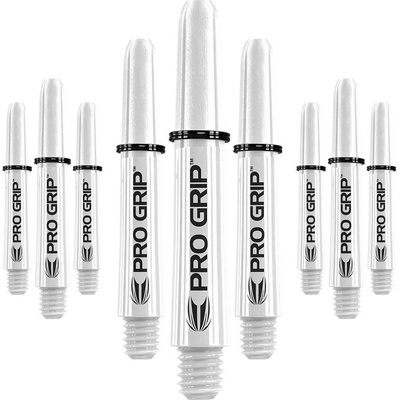 TARGET Pro Grip krátke, biele, 9 ks