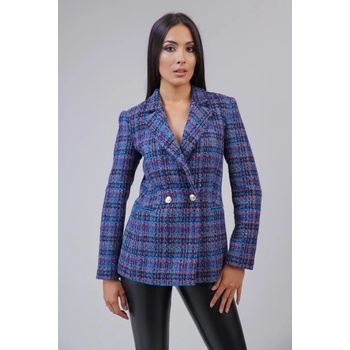 Image 1 of Radek's collection Дамско зимно сако в син туид 42118-450