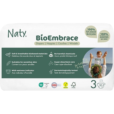 Naty Eco By midi 4 - 9 kg 50 ks